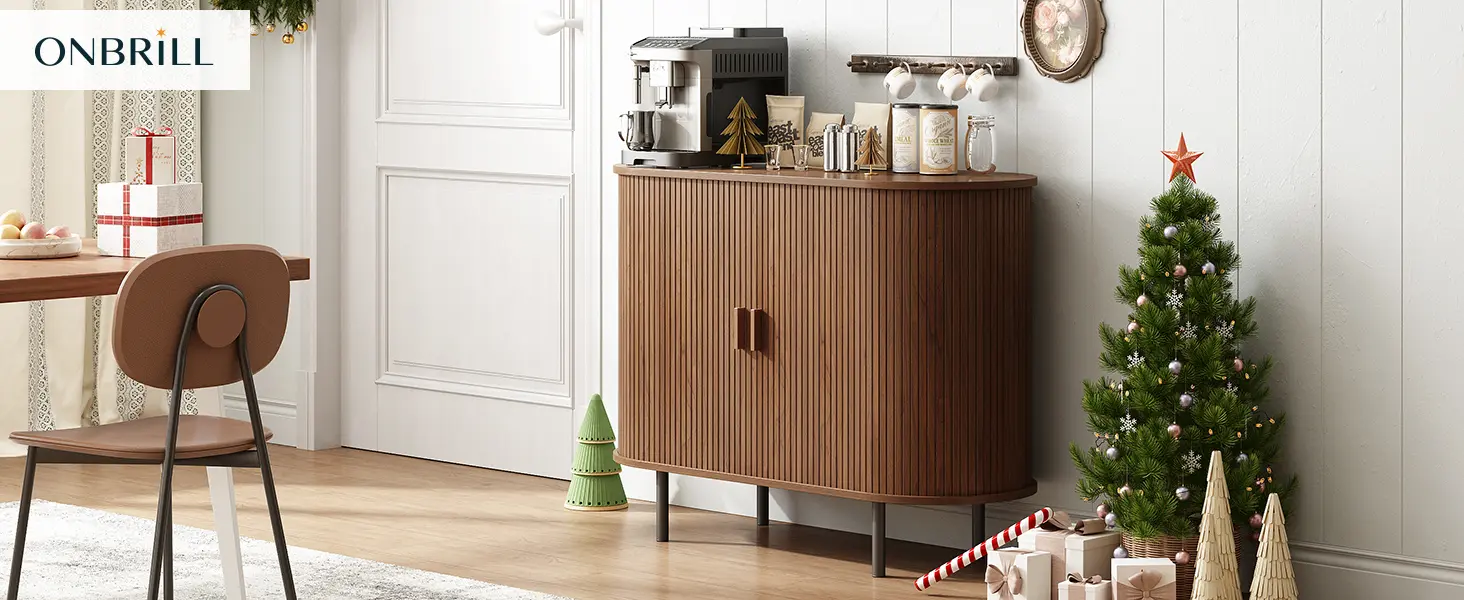 Bufet sideboard cu uși glisante – imagine detaliu 1