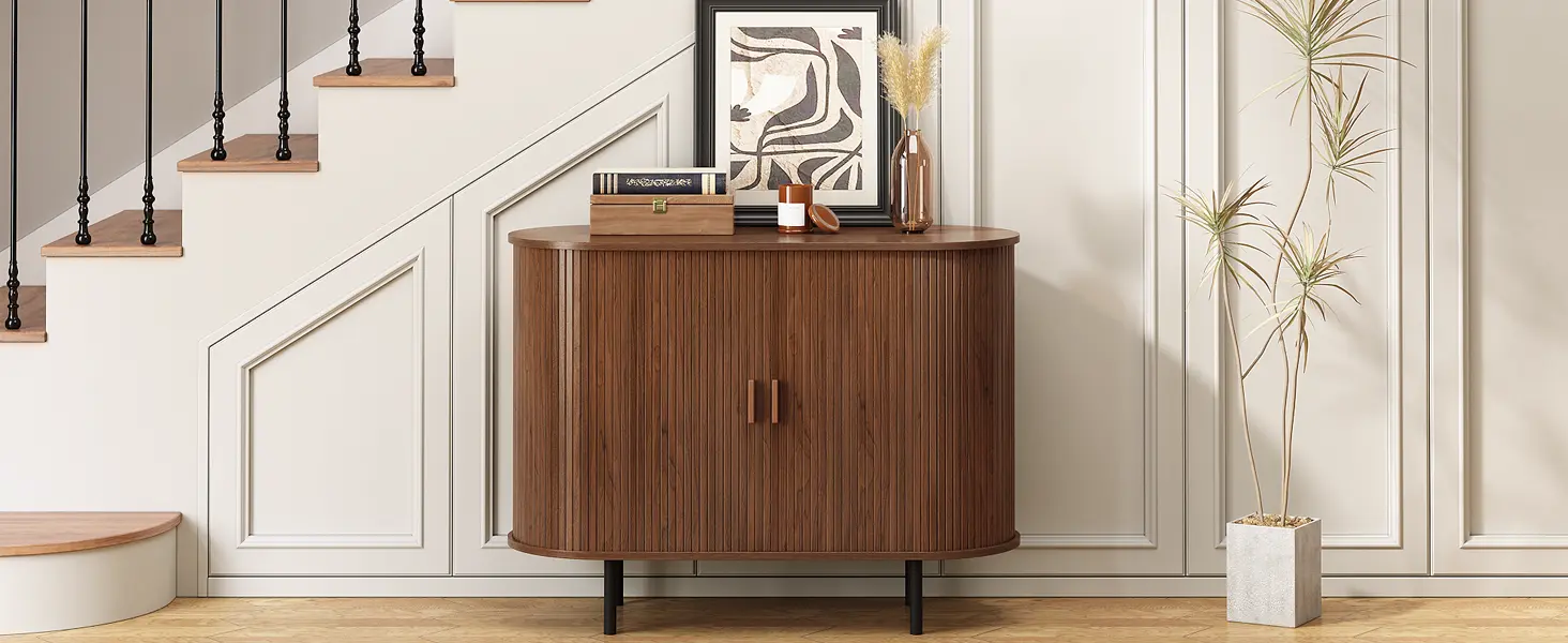 Bufet sideboard cu uși glisante – imagine detaliu 4